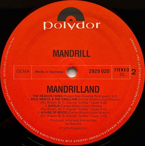 USED - Mandrill - Mandrilland