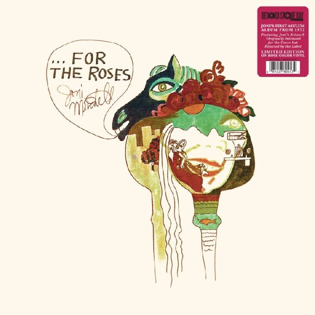 Joni Mitchell - For The Roses (140g Rose Coloured Vinyl LP)