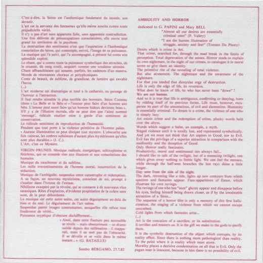 USED - Virgin Prunes - Heresie