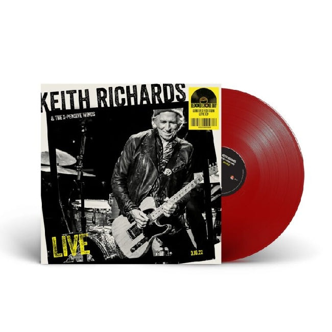 Keith Richards and the X-Pensive Winos - Live 3.10.22 (Red Vinyl w/ Etched B Side 12")