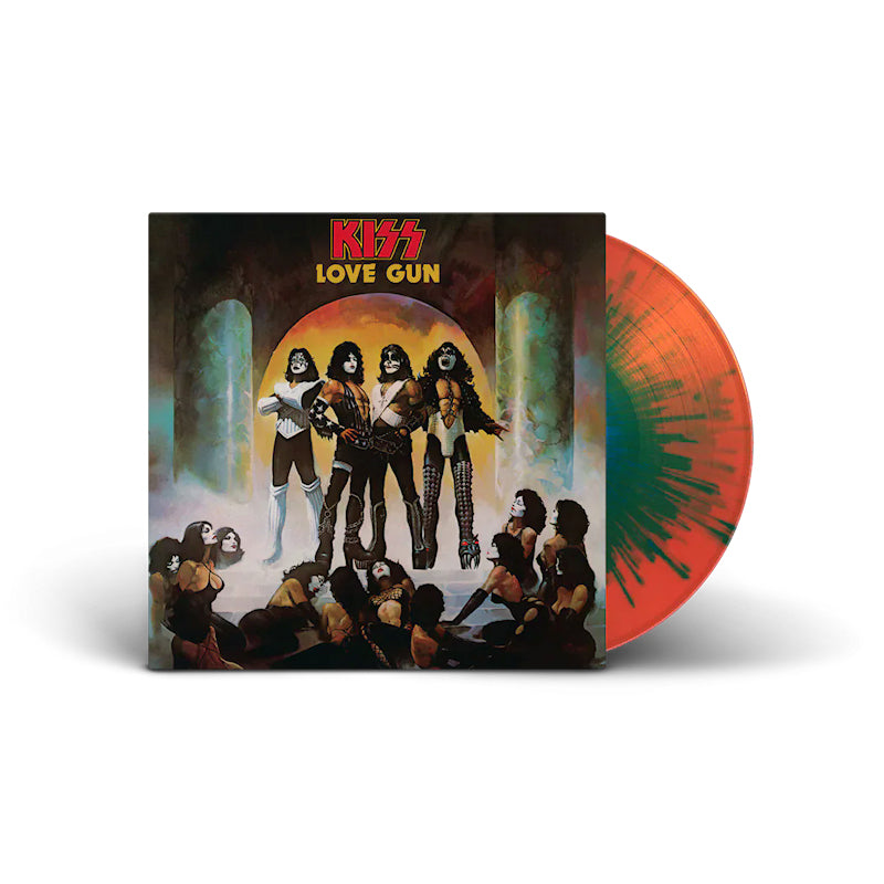Kiss - Love Gun (Tangerine/Aqua Splatter Vinyl LP)
