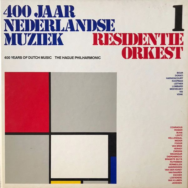 USED - Residentie Orkest - 400 Jaar Nederlandse Muziek 1