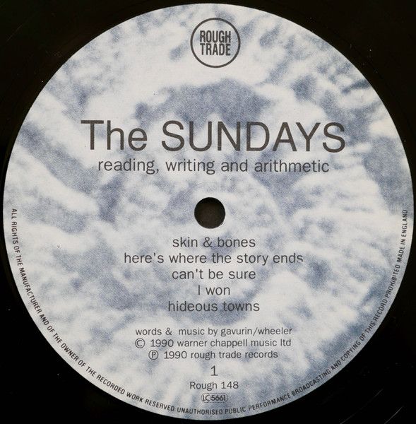 USED - The Sundays - Reading, Writing And Arithmetic