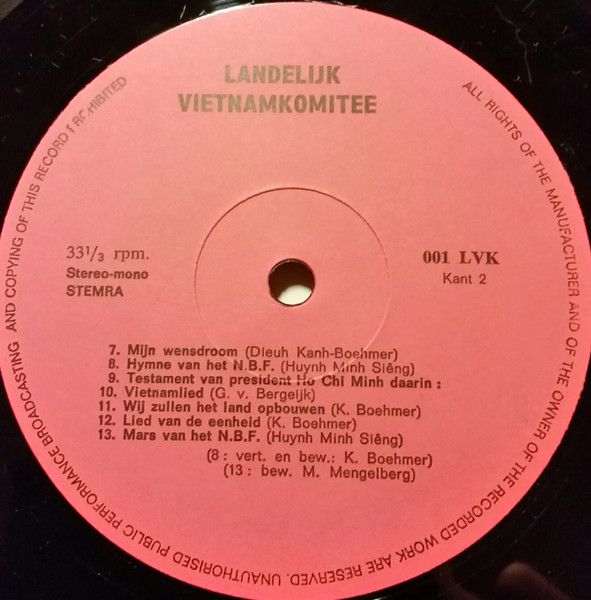 USED - Various - Voor De Overwinning Van De Vietnamese Revolutie