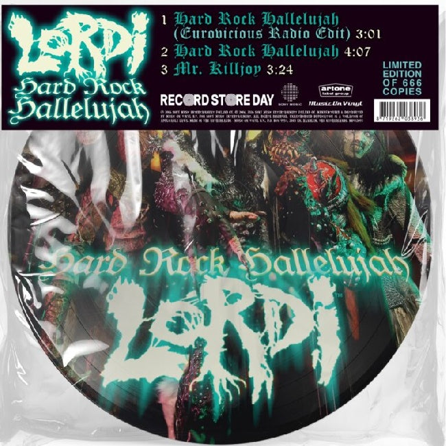 Lordi - Hard Rock Hallelujah (w/ UV-print on the B-side 12")