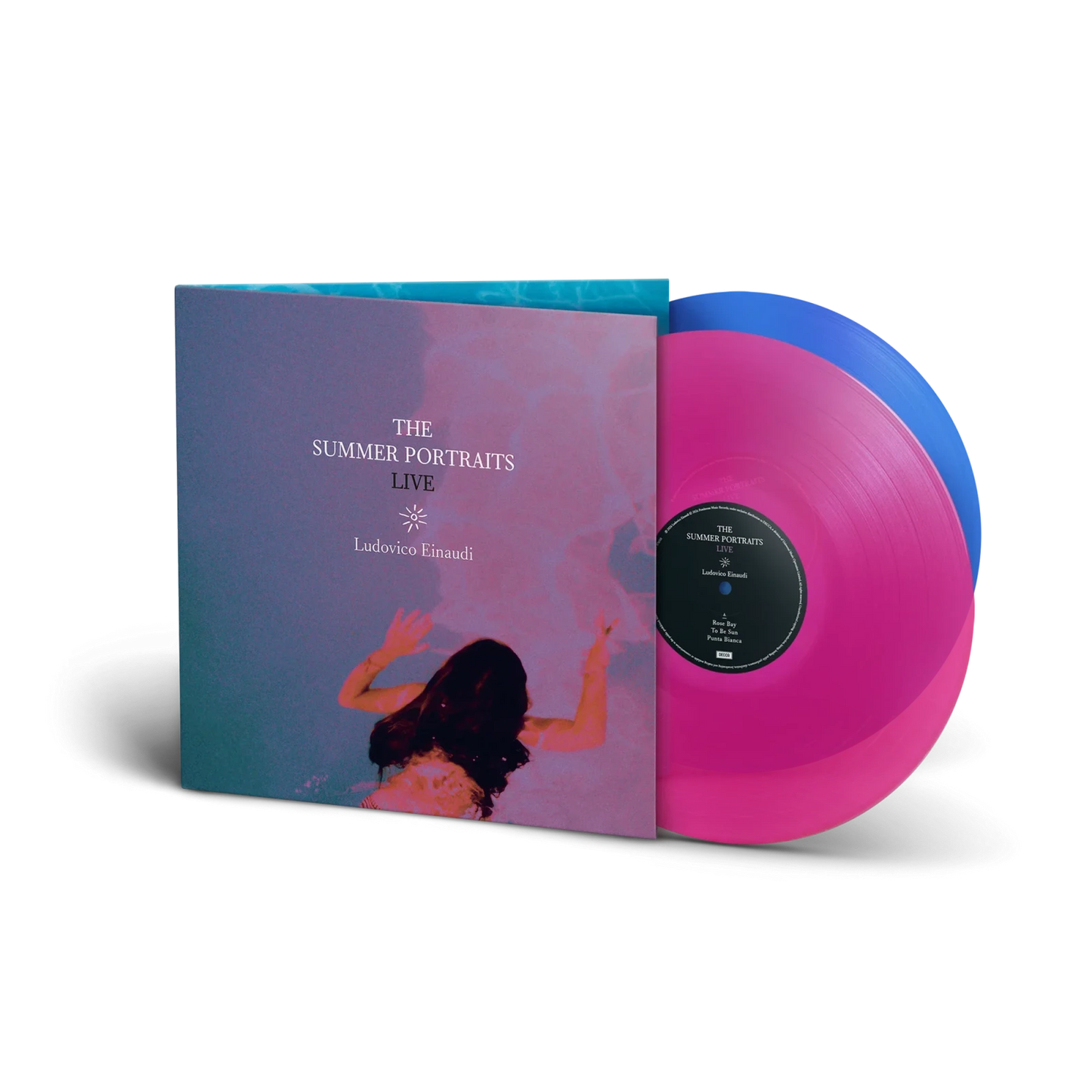 Ludovico Einaudi - The Summer Portraits Live (Transparent Blue / Transparent Pink Vinyl LP)