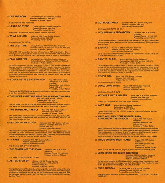 USED - The Rolling Stones - Singles Collection ✱ The London Years