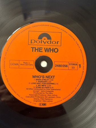 USED - The Who - Phases