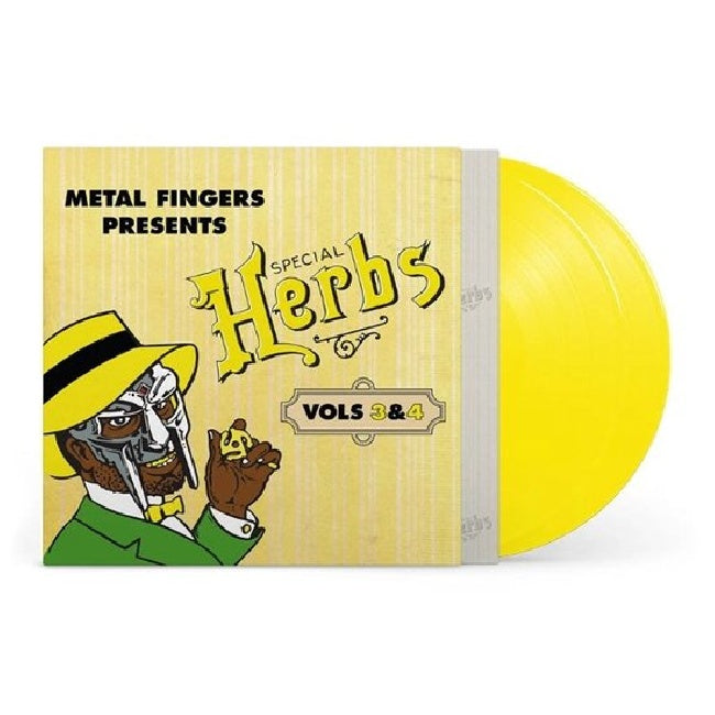 Mf Doom - Metal Fingers Presents: Special Herbs Vols 3 & 4 (Yellow Vinyl LP)