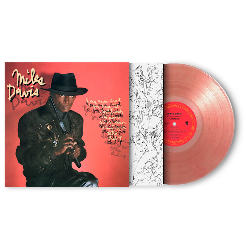 Miles Davis - You're Under Arrest (Red Clear Coloured LP)