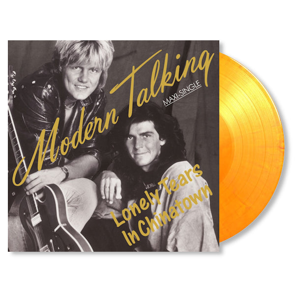 Modern Talking - Lonely Tears In Chinatown (Yellow & Orange Marbled 12")