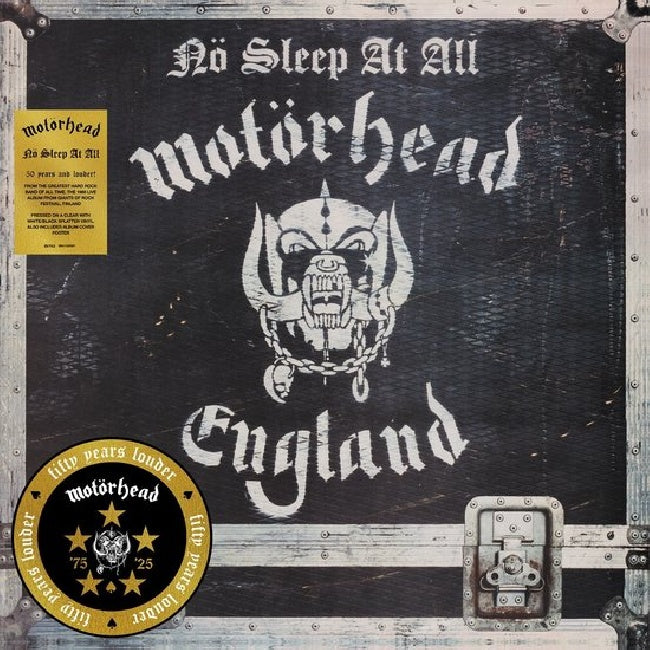 Motörhead - No Sleep At All (50th Anniversary Edition) (Coloured  LP)