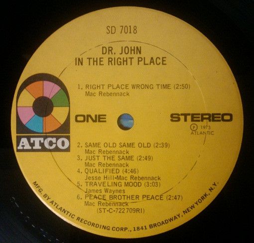 USED - Dr. John - In The Right Place
