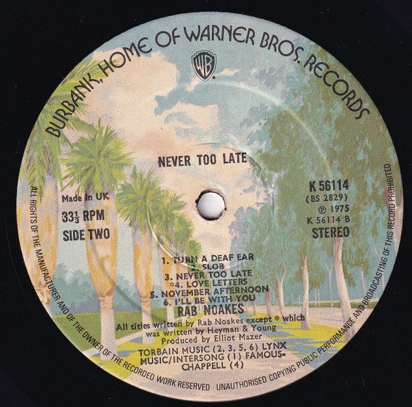 USED - Rab Noakes - Never Too Late