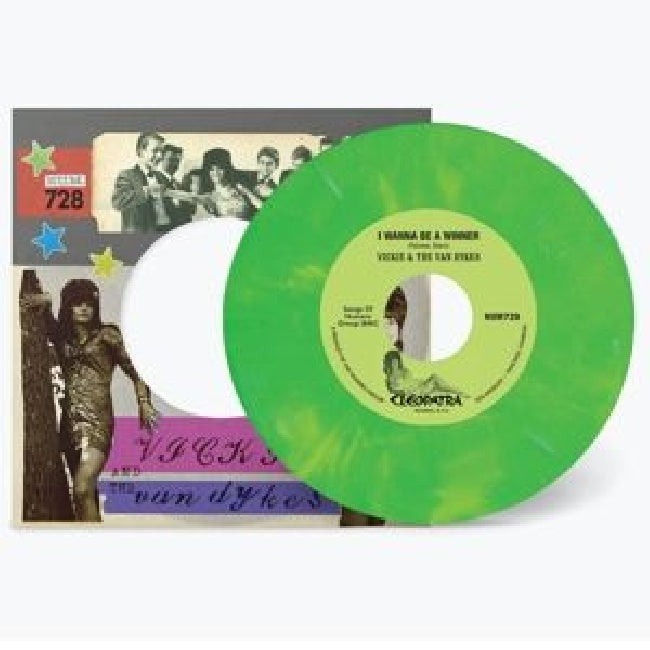 Vickie & The Van Dykes - 7-i Wanna Be A Winner (Green White Marbled 7")