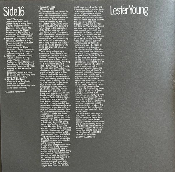 USED - Various - Verve Jazz Book