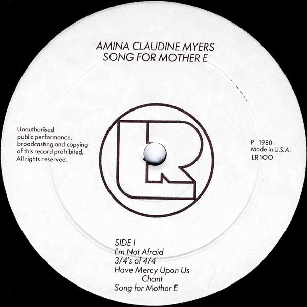 USED - Amina Claudine Myers - Song For Mother E