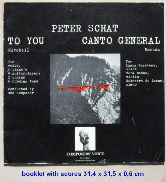 USED - Peter Schat - To You / Canto General