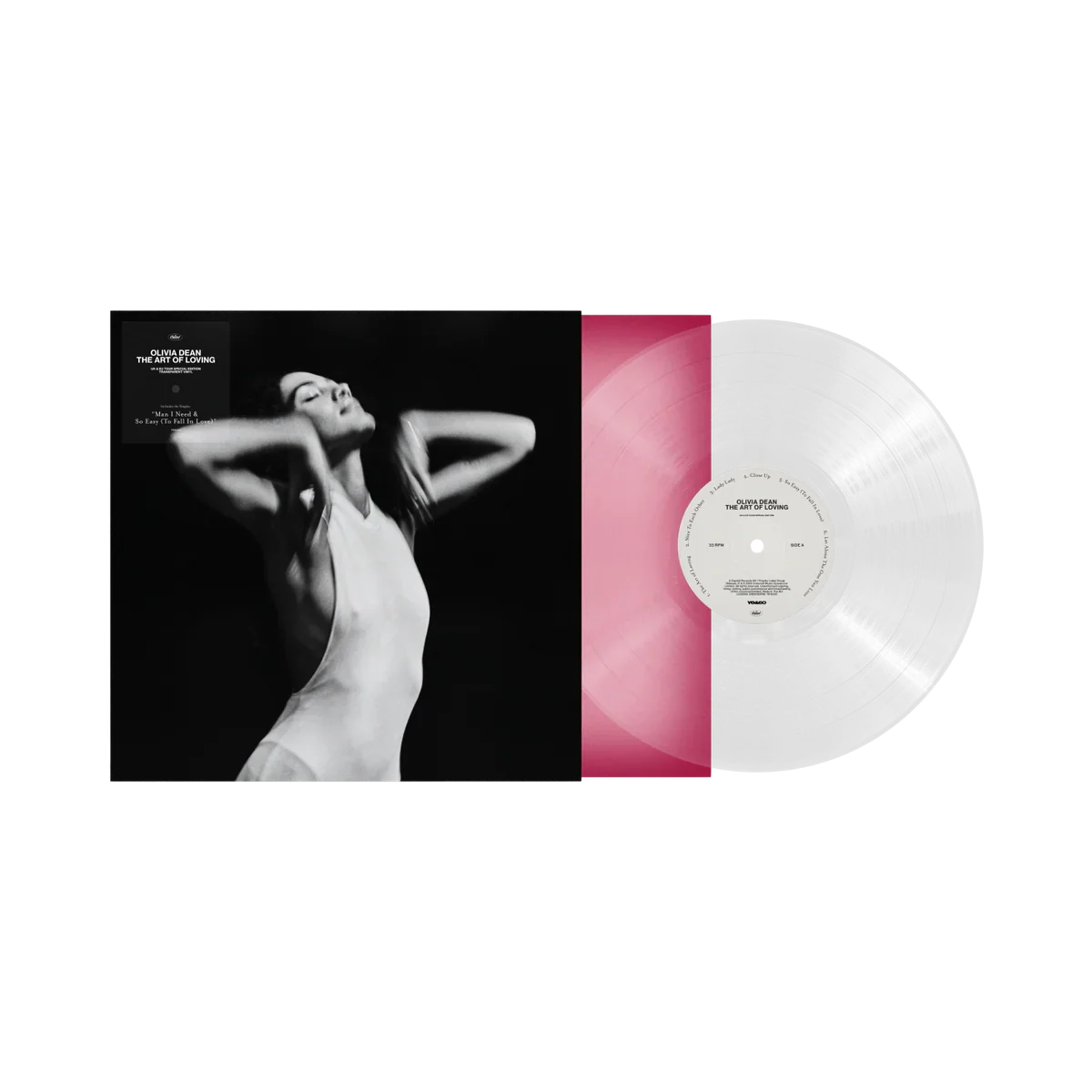 Olivia Dean - The Art Of Loving (Alt Cover UK & EU Tour Special Edition Clear Vinyl LP)