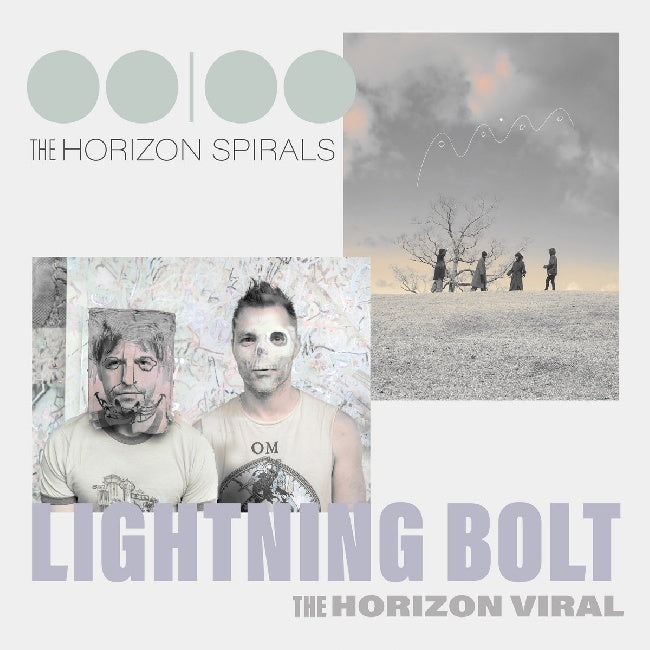 Ooioo / Lightning Bolt - THE HORIZON SPIRALS / THE HORIZON VIRAL (Metallic Silver Vinyl LP)