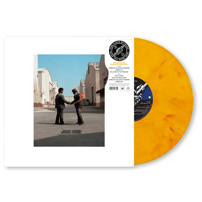 Pink Floyd - Wish You Were Here (50th Anniversary Edition) (Yellow Flame Vinyl LP)