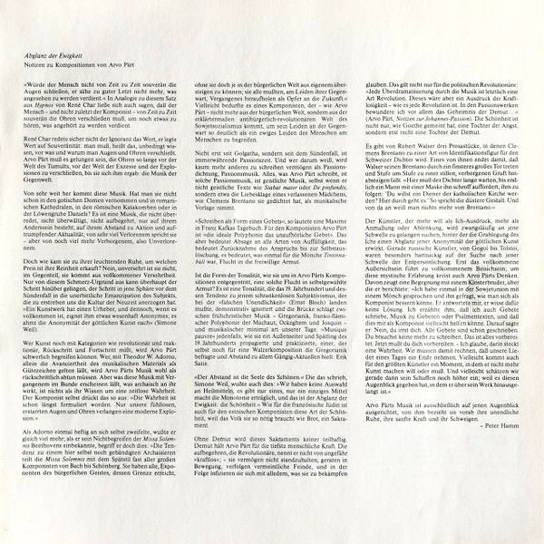 USED - Arvo Pärt - Arbos
