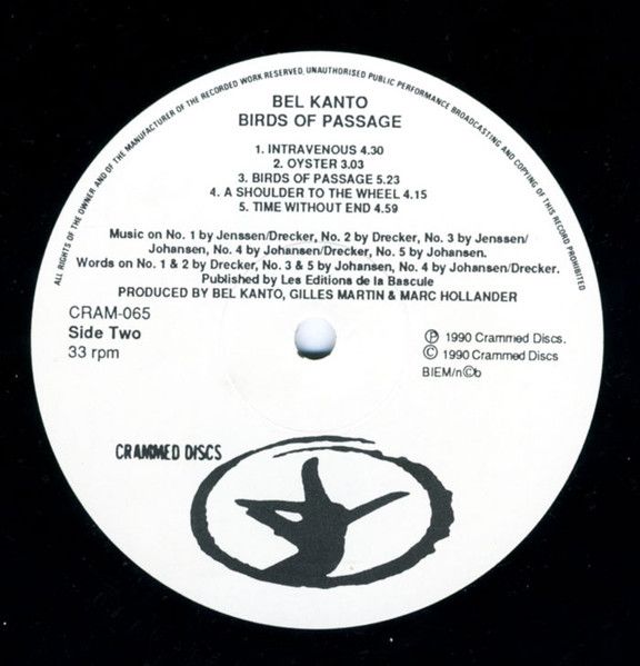 USED - Bel Canto - Birds Of Passage