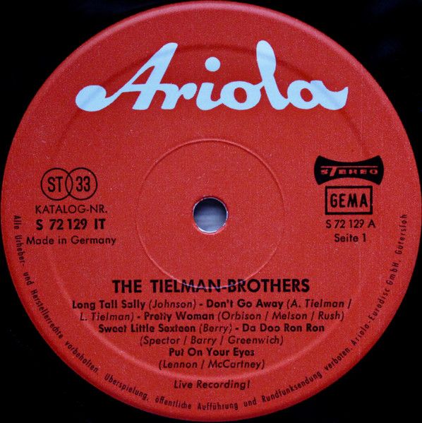 USED - Tielman Brothers - Live Recording