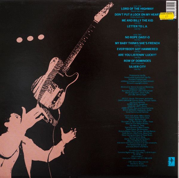 USED - Joe Ely - Lord Of The Highway