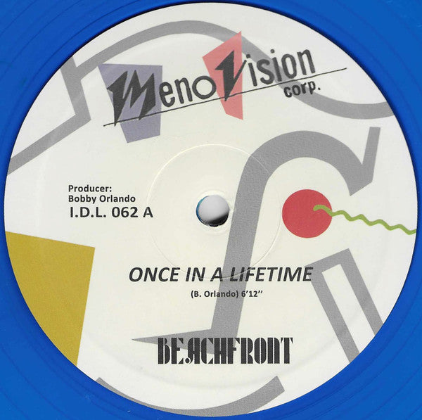 Beachfront - Once In A Lifetime (Blue Transparent Coloured 12")