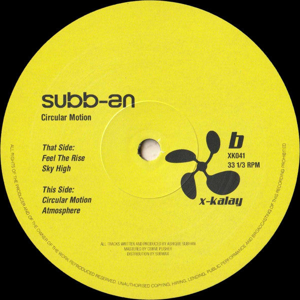 Subb-an - Circular Motion (12")