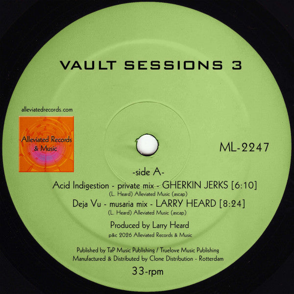 Larry Heard - Vault Sessions 3 (12")