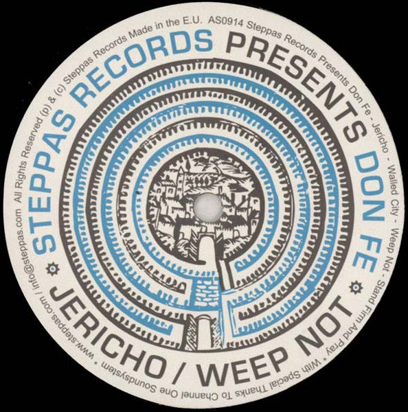 Don Fe - Jericho / Weep Not (12")