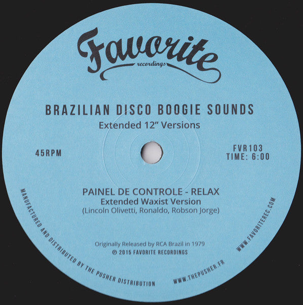 Various Artists - Brazilian Disco Boogie Sounds (Extended 12" Versions) (12")