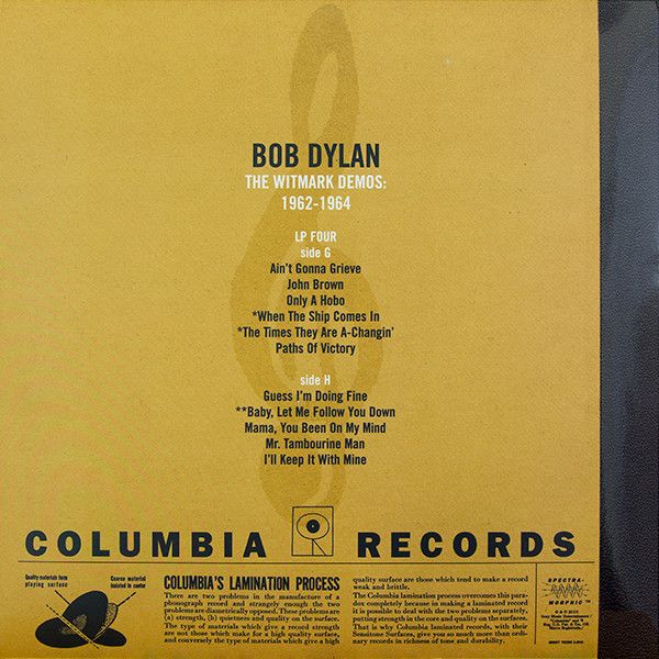USED - Bob Dylan - The Witmark Demos: 1962-1964