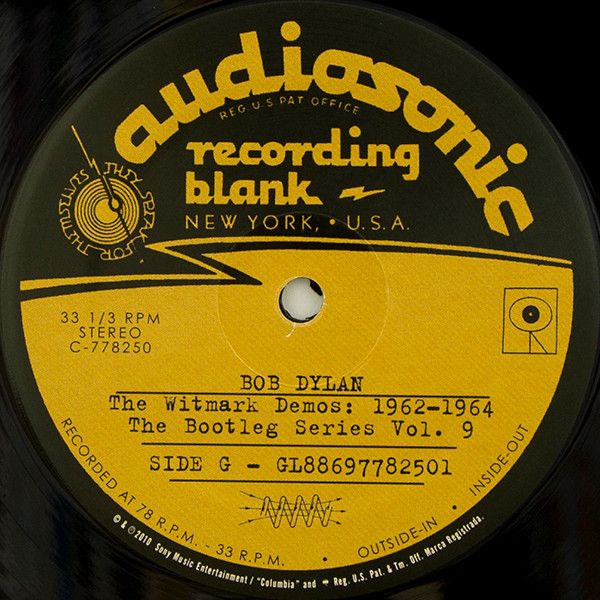 USED - Bob Dylan - The Witmark Demos: 1962-1964