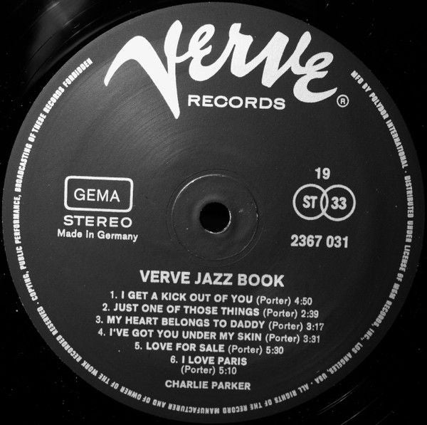 USED - Various - Verve Jazz Book
