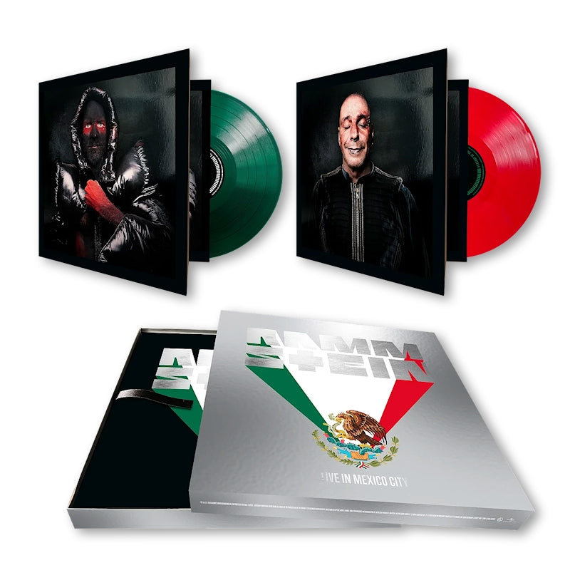 Rammstein - Live in Mexico City (Red, White, Dark Green and Splattered Vinyl LP)