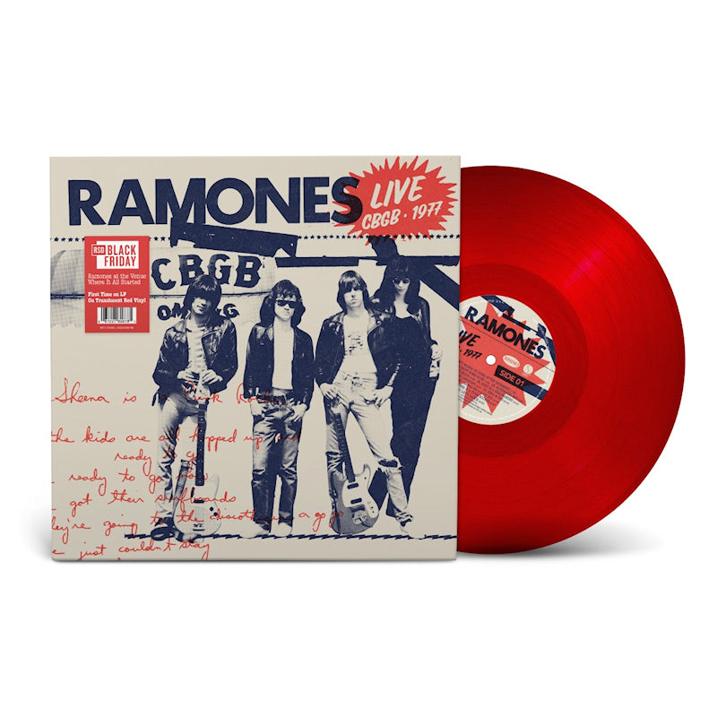 Ramones - Live at CBGB, 1977 (Red Vinyl LP)