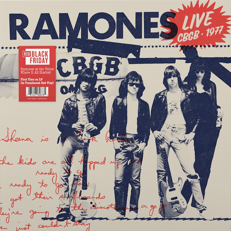 Ramones - Live at CBGB, 1977 (Red Vinyl LP)