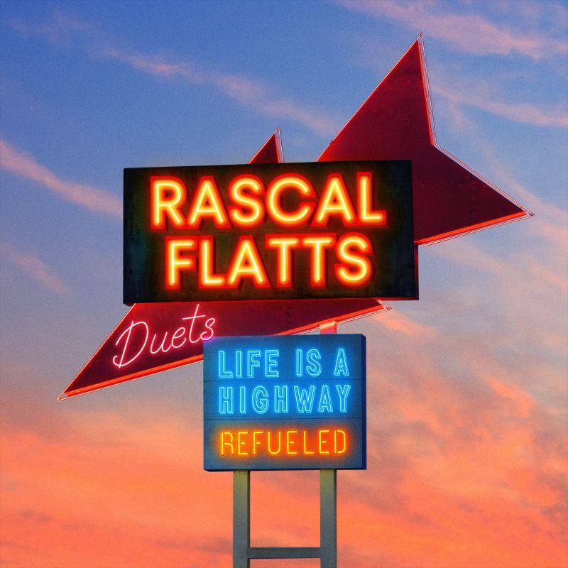 Rascal Flatts - Life Is A Highway: Refueled Duets (Blue Coloured LP)