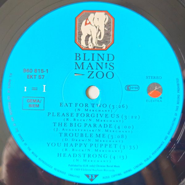 USED - 10,000 Maniacs - Blind Man's Zoo