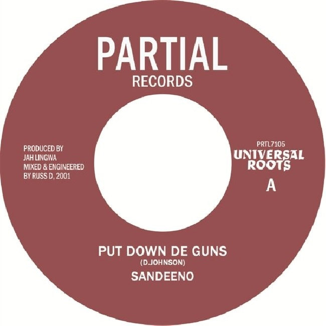 Sandeeno - Put down de Guns (7")