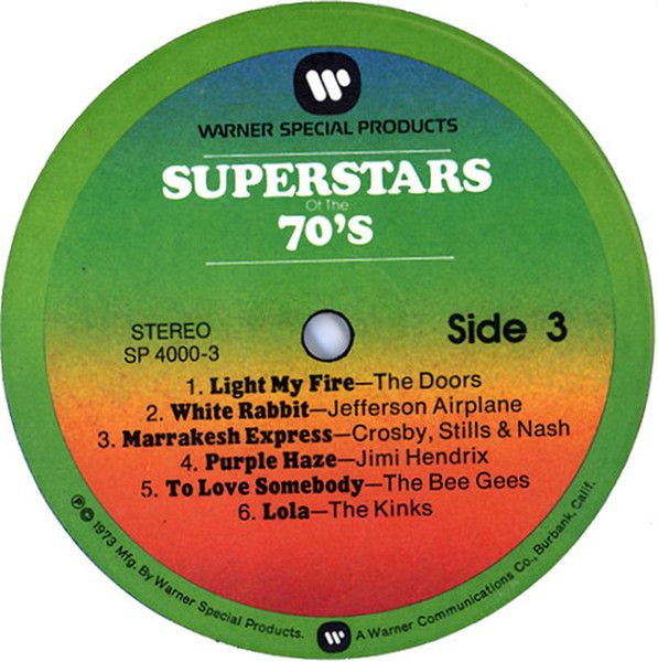 USED - Various - Superstars Of The 70's