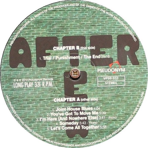 USED - After Tea - Jointhouse Blues