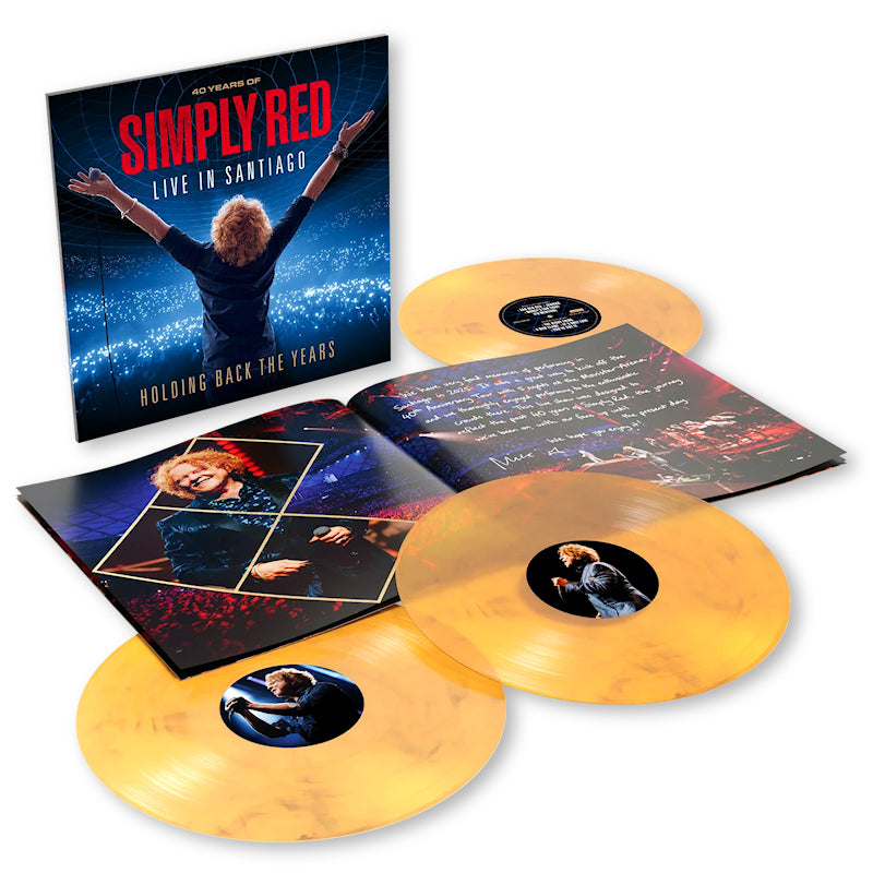 Simply Red - Holding Back the Years: Live in Santiago (Transparent Yellow Vinyl LP)
