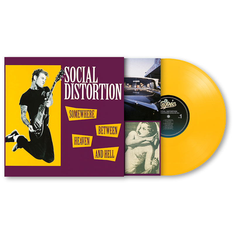 Social Distortion - Somewhere Between Heaven And Hell (Yellow Vinyl LP)