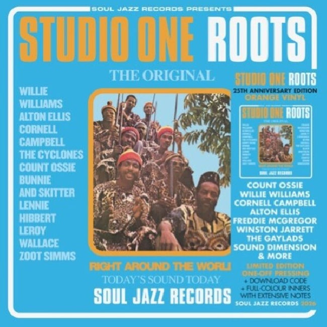 Soul Jazz Records Presents - Studio On Roots (Orange Vinyl LP)