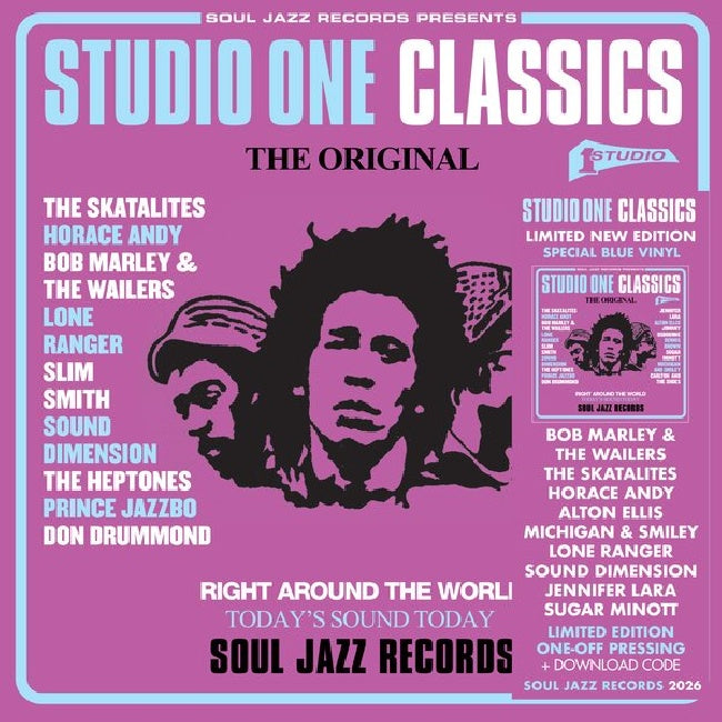 Soul Jazz Records Presents - Studio One Classics (Blue Vinyl LP)