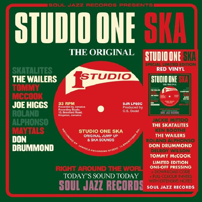 Soul Jazz Records Presents - Studio One Ska (Red Vinyl LP)